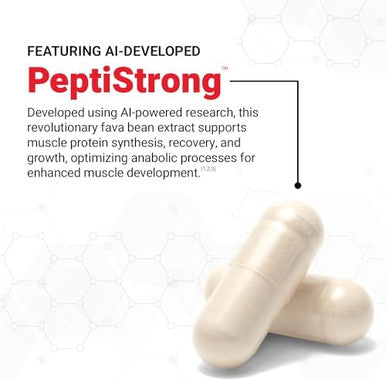 Force Factor Anabolic Muscle Builder Muscle Building Support Supplements For Men Supports Muscle Strength And Recovery Reduces Fatigue With Aideveloped Peptistrong 150 Capsules