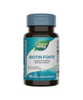 Nature'S Way Extra Strength Biotin Forte Supports Healthy Hair Skin & Nails 5000 Mcg Per Serving High Potency B-Vitamins Vitamin C 60 Vegan Tablets (Packaging May Vary)