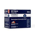 Trace Minerals Power Pak + Immunity Vitamin C Powder Drink Mix Tropical Watermelon Electrolytes Vitamin C Zinc and Vitamin D330 Stick Packs (30 Servings)