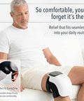 Forthiq Knee Massager Smart For Pain Relief With Heat And Red Light Therapy 2026 Updated Edition Relax Tight Muscles Ideal For Men & Women Fsa-Hsa Eligible