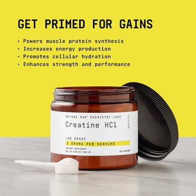 Beyond Raw Creatine Hcl Powder + L-Carnitine Powder Bundle