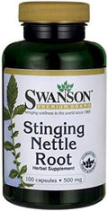 Swanson Stinging Nettle Root (Urtica Dioica) - Herbal Supplement - (100 Capsules 500mg) 2 Pack