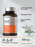 Horbaach P5P Activated Vitamin B6 120 Tablets 100Mg