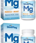 Slowmag Mg Muscle + Heart Supports Muscle Relaxation And Heart Health. Magnesium Chloride + Calcium Slowrelease Tablets Easy To Absorb And Gentle On The Stomach. 60 Count (Pack Of 2)