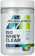 Muscletech Clear Whey Isolate Protein Powder Bundle Lemon Berry Blizzard And Orange Dreamsicle Flavors 22G Protein 90 Calories 1.1Lb Each