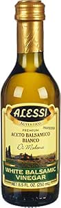 Alessi White Balsamic Vinegar, 8.5 Ounce (Pack of 3)