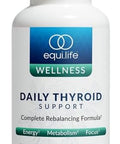Equilife - Daily Thyroid Support, Thyroid Supplement, Promotes Stress Relief, Contains Zinc, Copper, Vitamin A, & Selenium, Rich In Antioxidants, Gluten-Free, Nut-Free, Non-Gmo (120 Capsules)