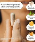 Mindhoney Dose 60 Count Premium Allinone Nootropic Brain Supplement Focus Mood Energy & Memory Functional Mushrooms & Adaptogens Lions Mane Ashwagandha Ltheanine Bacopa & Vitamins