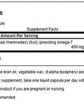 Swanson Omega-7 Oil from Sea Buckthorn Oil 450 mg 30 Liq Caps