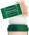 Aromatica Rosemary Dry Shampoo Powder - Travel Size Dry Shampoo With Panthenol And Biotin For Hair Volumizing Non Aerosol & Talc Korean Hair Care Dry Shampoo For Women (10G/0.3Oz)
