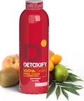 Detoxify Xxtra Clean Herbal " Tropical Fruit Flavor 20 Oz " Professionally Formulated Extra Strength Herbal Detox Drink " Enhanced With Ginseng Extract & Milk Thistle Extract Plus Sticker