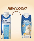Pure Protein Vanilla Protein Shake, 30g Complete Protein, Vitamins A, C, D, and E plus Zinc to Support Immune Health, Ready to Drink and Keto-Friendly, 11oz Bottles, 12 Pack