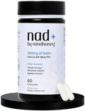 Mindhoney Nad+ Brain Supplement 500Mg Nad+ Premium Formula Healthy Antiaging Cellular Energy Cognition Metabolic Health Heart + Muscle Support Vegan Nongmo Gluten 30 Servings
