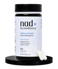 MINDHONEY NAD+ Brain Supplement 500mg NAD+ Premium Formula Healthy AntiAging Cellular Energy Cognition Metabolic Health Heart + Muscle Support Vegan NonGMO GlutenFree 30 Servings