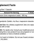 Swanson Magnesium Oxide 500 mg 100 Caps