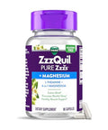 Vicks Zzzquil Pure Zzzs Magnesium Capsules L-Theanine And Magnesium Sleep Aid 4-In-1 Magnesium Citrate Bisglycinate Oxide And Carbonate Sleep Aids For Adults 90 Sleep Capsules