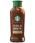 Starbucks Cold Brew Coffee, Vanilla Sweet Cream, 40 Fl Oz Bottle, Naturally Flavored, Colombian Blend, Iced Coffee Drink