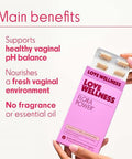 Love Wellness Flora Power | Vaginal Probiotic Suppositories with Vitamin C | Supports pH Balance & Vaginal Health | Fragrance-Free Non-GMO & Paraben-Free | 10 Count