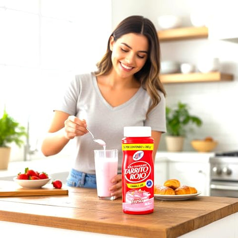 Kola Granulada ÃƒÂ¢Ã¢â€šÂ¬Ã¢â‚¬Å“ Tarrito Rojo de Fresa ÃƒÂ¢Ã¢â€šÂ¬Ã¢â‚¬Å“ Instant Strawberry Flavored Powdered Drink Mix ÃƒÂ¢Ã¢â€šÂ¬Ã¢â‚¬Å“ 380g