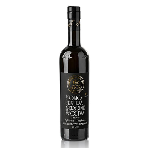 ROI Ligurian Italian Extra Virgin Olive Oil - First Cold Pressed EVOO Cultivar Ogliarola-Taggiasca, Polyphenol Rich Ligurian Olive Oil From Italy - 17 fl oz (500 ml)