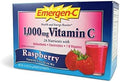 Emergen C Raspberyy Vitamin Fizzy Drink Mix 1000 Mg 30 Packet Per Pack 3 Packs Per Case.