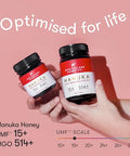 New Zealand Honey Co. Manuka Soothing Drops Lemon MGO 250+ (16 Count) + Raw Manuka Honey UMF 15+ MGO 514+ (8.8oz/250g)