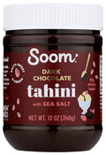 Soom Foods Tahini Dark Chocolate Sea Salt 12 Ounce