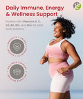 Barislim Advanced Bariatric Multivitamin Gummies - Specially Formulated Bariatric Vitamins For Patients After Weight Loss Surgery - Supports Energy & Immune Health Raspberry (90 Vegan Gummies)