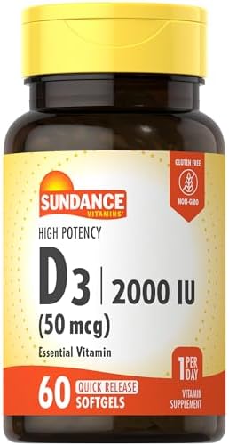 Sundance Liquid Vitamin D3 5000 Iu 2 Fluid Ounces Essential Vitamin Liquid Drops Vegetarian Nongmo And Gluten Supplement