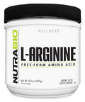 Nutrabio L-Arginine Supplement 750Mg Nitric Oxide Precursor Supports Blood Flow Vascular Health And Muscle Growth 250G