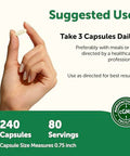 Micro Ingredients Bovine Colostrum Per Serving 240 Capsules 1000 Mg