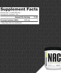 Nutrabio N-Acetyl Cysteine Supplement (Nac) - 150 Grams Powder 600Mg Serving - Powerful Anti-Oxidant - Immune Support - No Fillers - Non-Gmo - Gluten Free