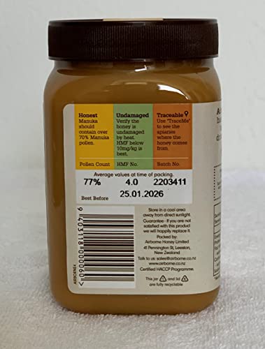 Airborne Manuka Honey 500g / 1.1lbs