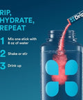 Dripdrop Hydration Packets Juicy Variety Pack Single Serve Electrolytes Powder Drink Mix Grape Fruit Punch Strawberry Lemonade Cherry Nongmo Gluten Vegan 32 Sticks