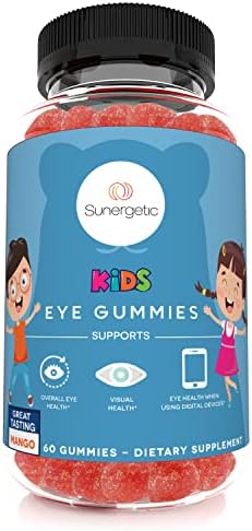 Sunergetic Premium Eye Support Gummies"Lutein Gummies With Zeaxanthin Supports Overall Eye Health Vision & Macular Health"Clinically Studied Lutein & Zeaxanthin Gummies With Lutemax 202060 Eye Gummies
