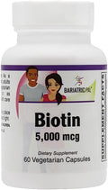 Bariatricpal Biotin 5000 Mcg Easy Swallow Capsules (60Ct Bottle)