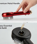 Moonflame 3 In 1 Scalp Massager Hair Growth Hair Oil Applicator Electric Scalp Brush For Deep Cleansing Stimulates Hair Regrowth For Men & Women Waterproof Head Massager For Scalp Care And Relaxation At Home