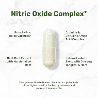 Deal Supplement Nitric Oxide Supplement 300 Capsules 3000Mg