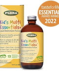 Flora Kid'S Multi Essentials Plus Liquid Multivitamin Formula Supports Immune System & Healthy Growth Vitamins A C E D & B12 Vegan Gluten & Dairy 7.6 Fl. Oz. Glass Bottle