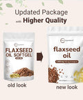 Micro Ingredients Flaxseed Oil 1400Mg 300 Liquid Softgels Flaxseed Oil Supplement With Omega 3 6 & 9 Fatty Acids Dha & Alpha Linolenic Acid (Ala) Fish Free Omega Source Non-Gmo
