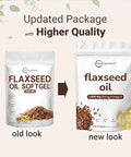 Micro Ingredients Flaxseed Oil 1400Mg 300 Liquid Softgels Flaxseed Oil Supplement With Omega 3 6 & 9 Fatty Acids Dha & Alpha Linolenic Acid (Ala) Fish Free Omega Source Non-Gmo