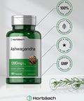 Horbaach Ashwagandha Root Supplement 180 Capsules