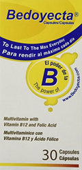 Bedoyecta Multivitamin Contains Iron Folic Acid Vitamin C B1 B2 B9 and B12 30 Count
