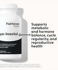 Fairhaven Health Myoinositol Supplement For Women And Menvitamin B8 2000Mgvegan Inositol Powder Capsulesgluten Dairy And Soy 120 Inositol Capsules