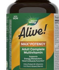 Nature'S Way Alive Max3 Potency Adult Complete Multivitamin, Ultra Potency B-Vitamins To Support Energy Metabolism, With Methylated B12 And Folate, 180 Tablets (Packaging May Vary)