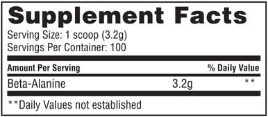 Gaspari Nutrition Betaalanine Supports Endurance And Muscle Stamina Delays Muscle Fatigue (100 Servings)