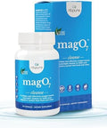 Nbpure Mago7 - Natural Colon Cleanse & Detox - Occasional Constipation Relief, Stool Softening, & Bloating Support For Men & Women - Ozonated Magnesium Oxide, 30 Capsules