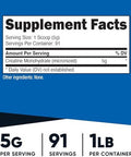 Nutricost Creatine Monohydrate Micronized Powder 1 Lb (454 Grams) 5000Mg Per Serv (5G) Micronized Creatine Monohydrate