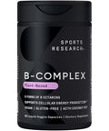 Sports Research Vitamin B-Complex - Full Spectrum Of B Vitamins 90 Liquid Veggie Capsules