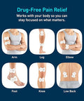 Omron Max Power Relief Tens Unit Muscle Stimulator For Drug-Free Pain Relief - Portable Electric Massager For Muscles And Joints - Includes 2 Reusable Tens Unit Pads